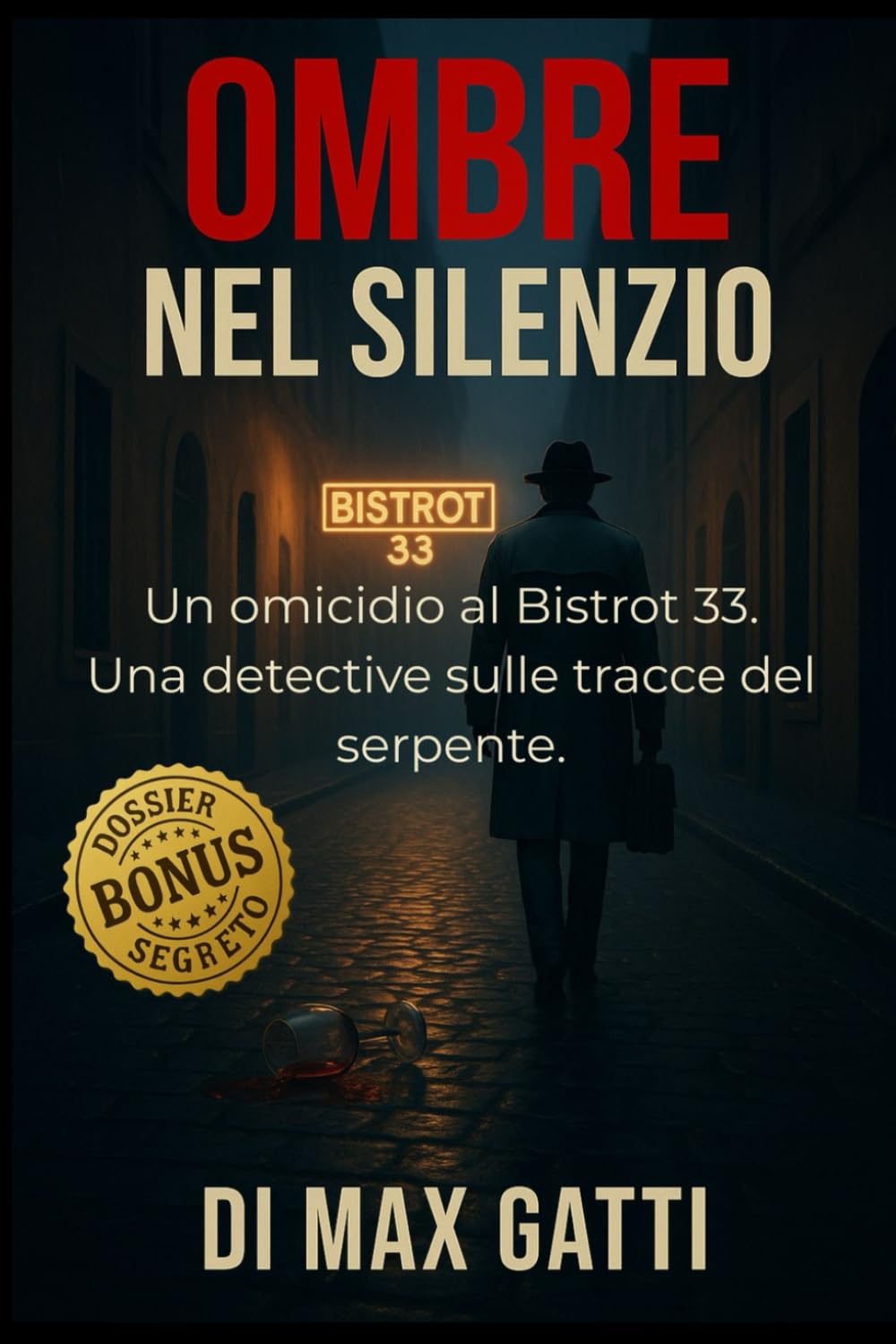 Ombre Nel Silenzio: Un thriller psicologico italiano ambientato a Roma. Un omicidio al Bistrot 33. Una detective sulle tracce del serpente.
