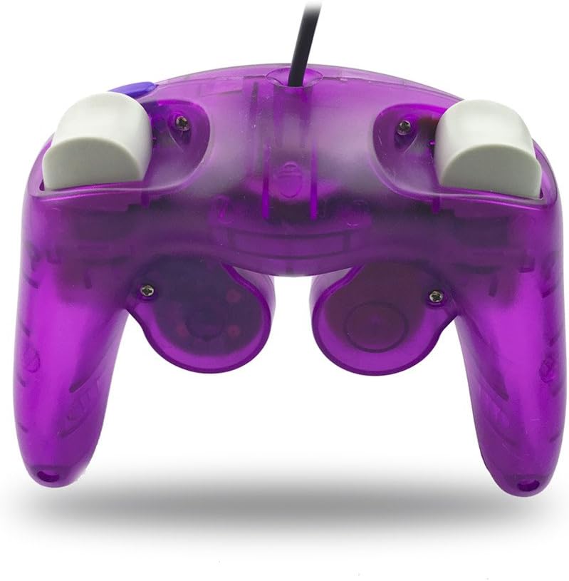 Reiso 1 Pack NGC Controller Classic Wired Controller for Wii Gamecube(Clear Purple) : Video Games