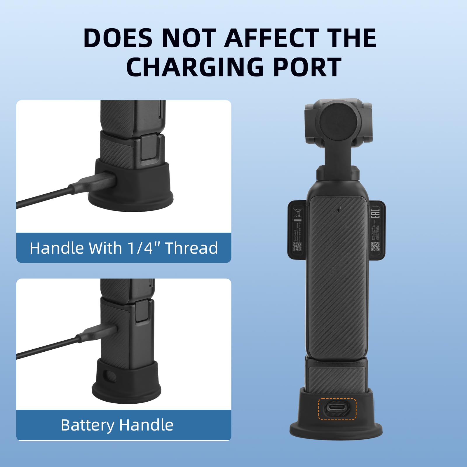 Base Supporto Per DJI Osmo Pocket 3 - Adattatore Antiscivolo Da Tavolo, Stabile Per Streaming E Riprese