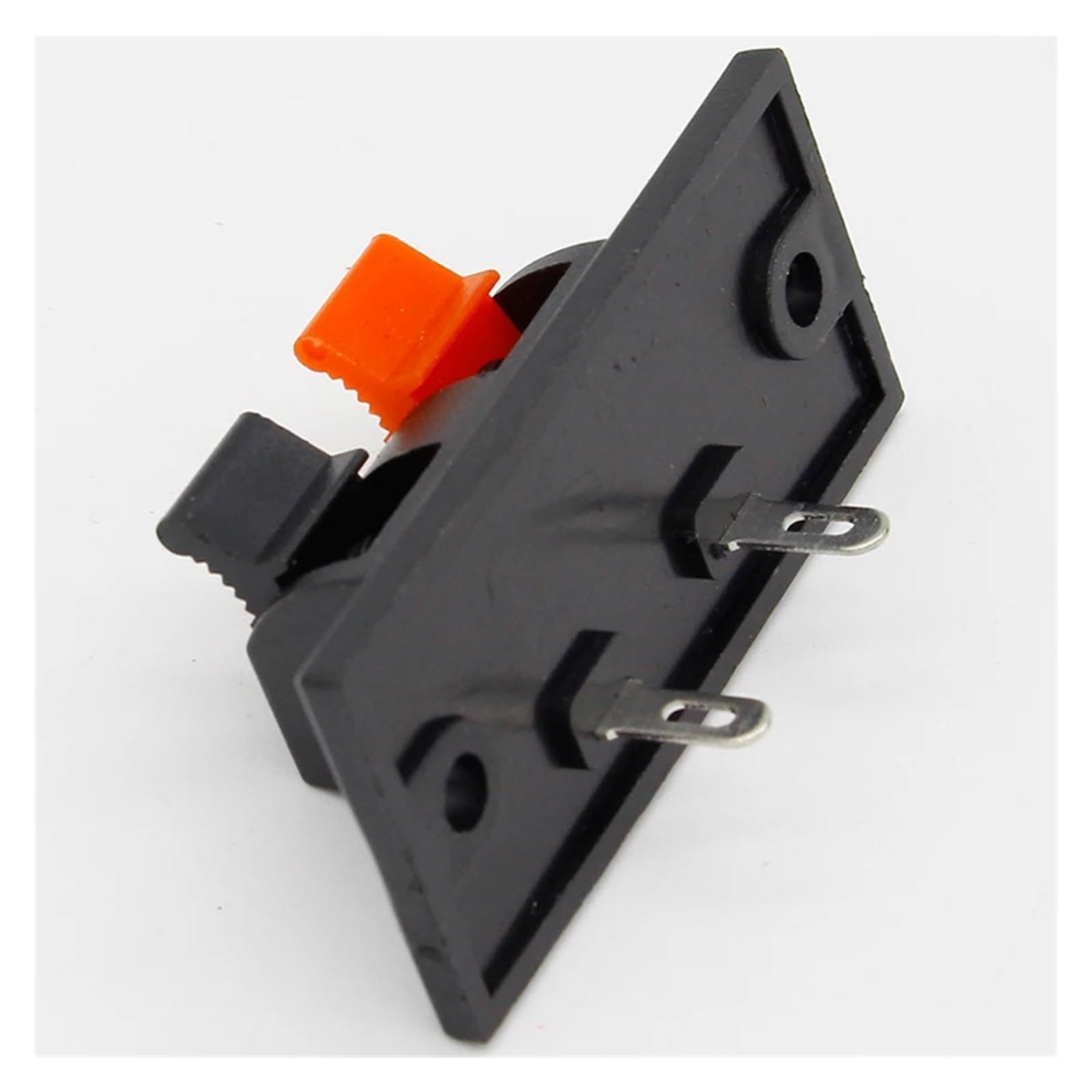BKGWCSOR 5 Pcs 2 Positions Connector Terminal Push in Jack Spring Load Speaker Terminals