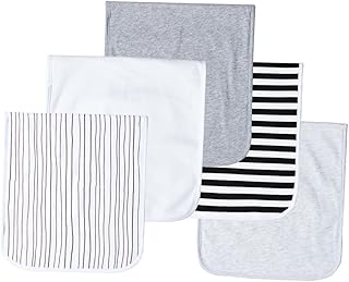 Toyvian Toalhas De Bebê 5 Peças Panos De Musselina Toalha De Bebê Panos Para Arrotar Trapos De Leite Cuspir Toalha De Cuspir Babador Toalha De Mão Recém-Nascido Macio