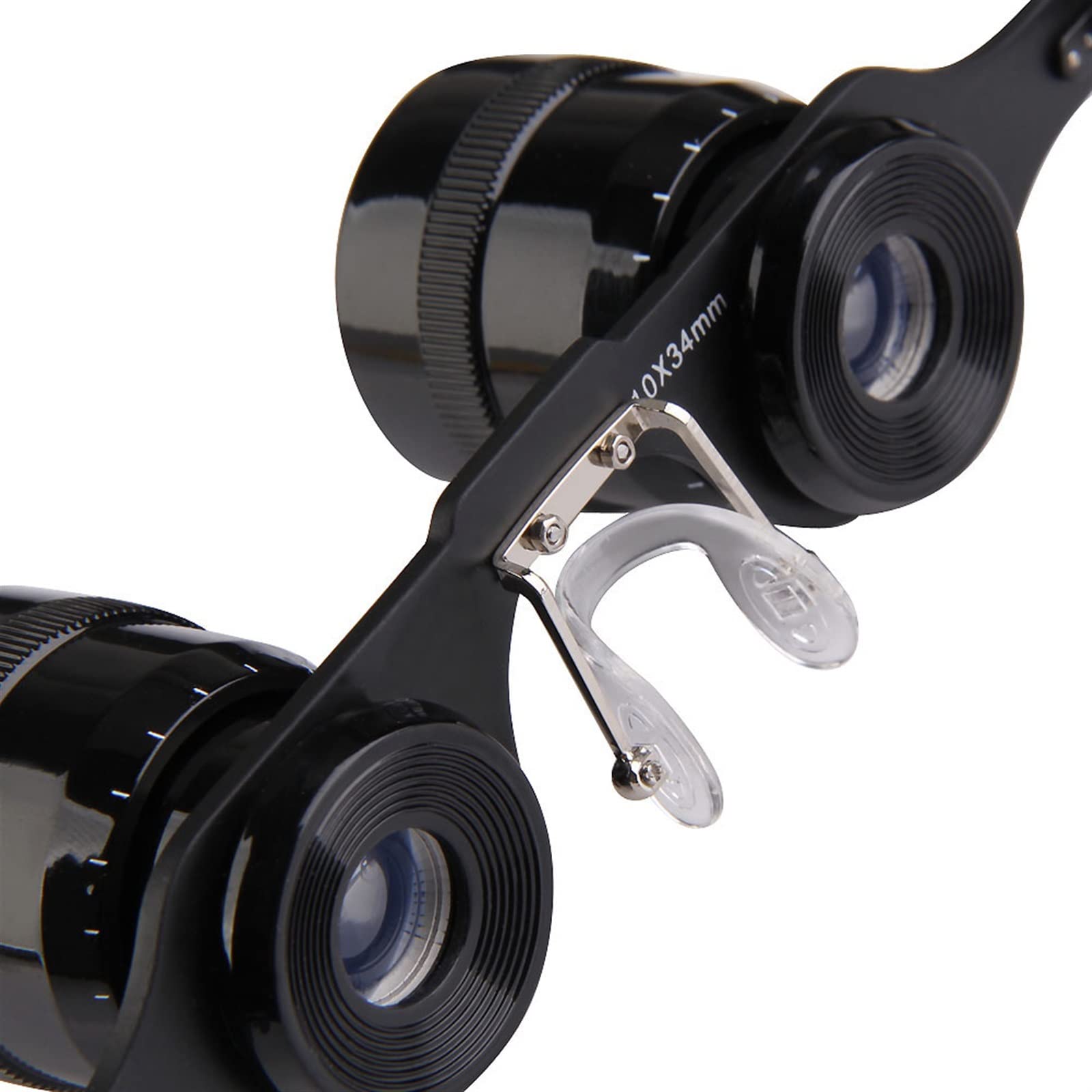 Alcance De VisióN Nocturna, 10x34 Gafas de pesca 66g Ultraligero Manos libres Prismáticos Telescopio con paquete protector Caja ARE4 Telescopio de visión nocturna Para Vigilancia U ObservacióN Nocturn