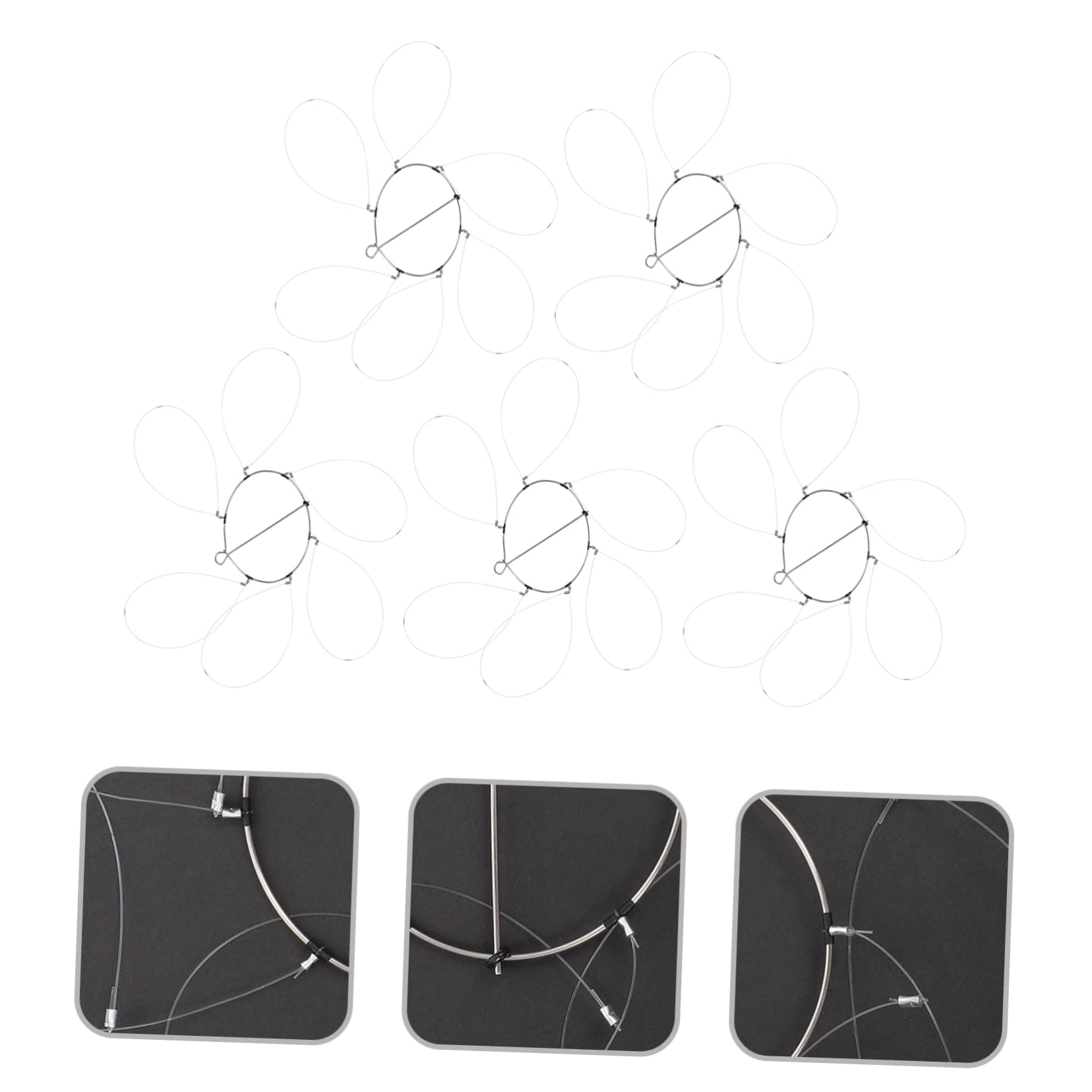 Corda Traino Acciaio Con Molla