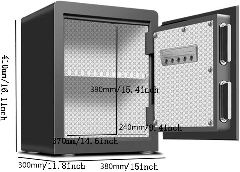 ZCF Security Safes Hotel Safes, Electronic Password Fingerprint Security Safe with Keypad Extra Large Safe Lock Deposit Box for Home Office (Color : Style3) - - 