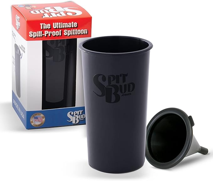 Spit Bud Original Black The Ultimate Spittoon for Chew