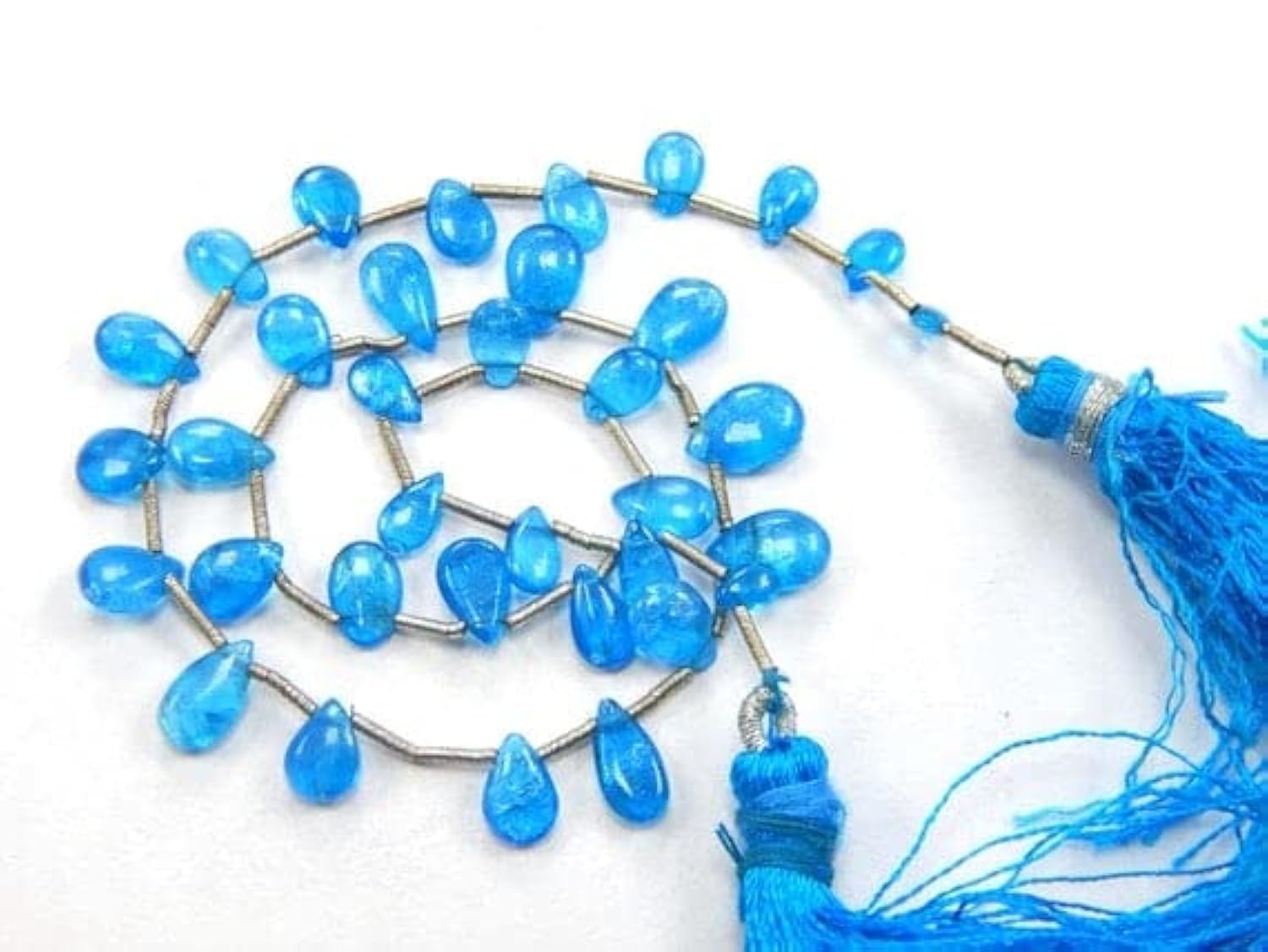 Apatite néon perles briolettes pour créer des bijoux d'été parfaits pour vos tenues de soirée