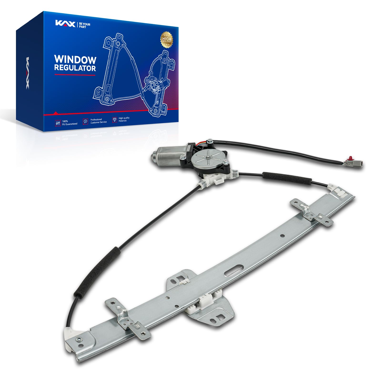 KAX Front Left Power Window Regulator w/Motor for Honda Odyssey 1999-2002