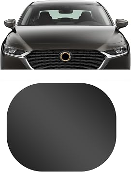 Car Emblem Protection Film, Compatible with Mazda 3 BP Series 2019Current, Universal Pre-cut TPU Protective Film, Scratch Guard, Anti-Scratch, Self-Healing Function, Vehicle-Specific Car