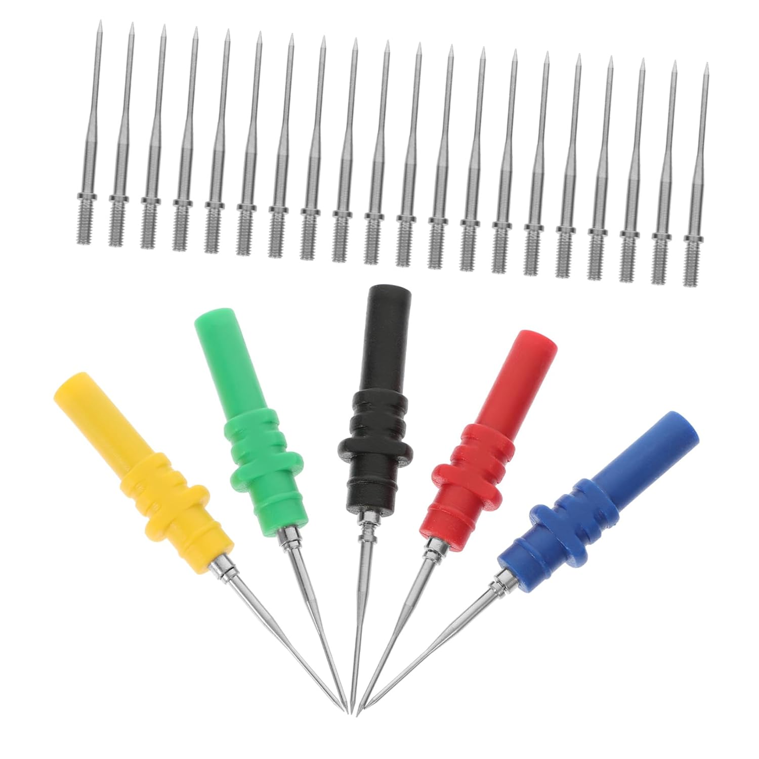 Alipis 3sets Wire Piercing Probe Kit Insulation Piercing Clip Tools for Multimeter Testing Automotive Circuit Diagnostics for Electrical Maintenance and Inspection