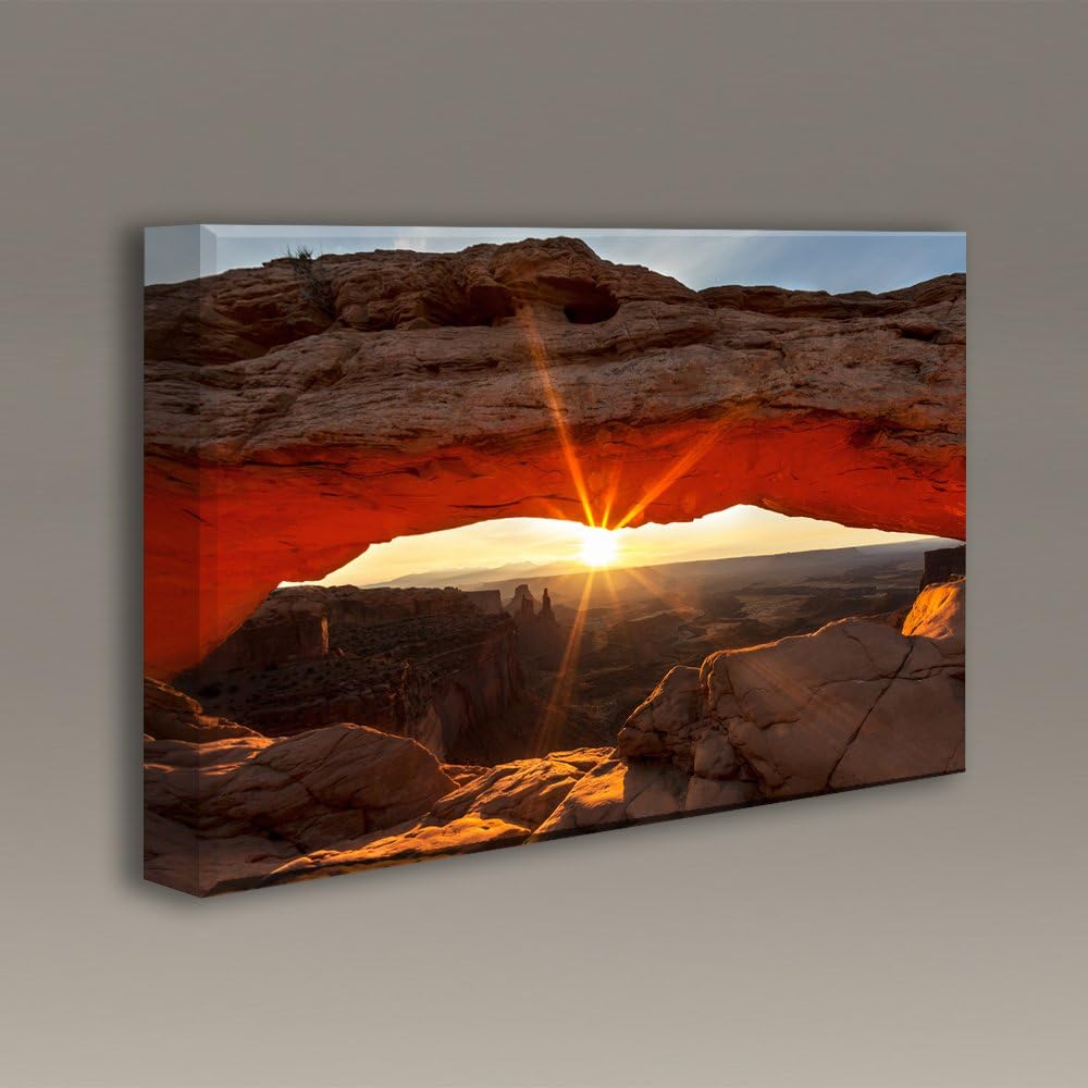 Acoustimac Acoustic sound Panel with art: 3'x2'x2" - Canyon Arch