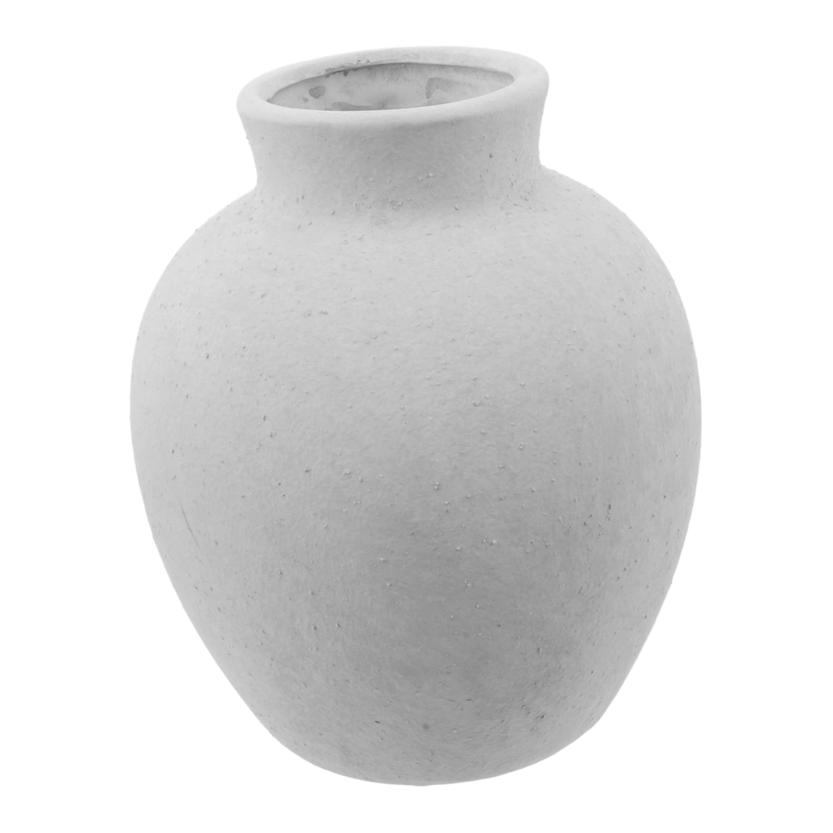 WEKADRIN Jarrón De Arcilla Vintage Estilo Rústico Jarrón De para Flores Decorativo para Sala De Estar Dormitorio Escritorio Rústico Retro