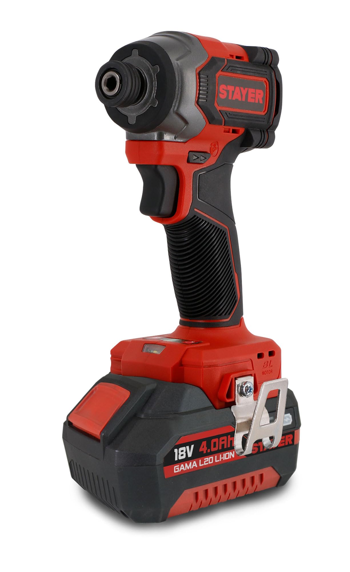 Atornillador de Impacto a batería de 18 V, IS 230 L2014, motor BRUSHLESS, 230 Nm de par de apriete, 9 Modos de trabajo, compatible con la GAMA L20. (Incluye 1 baterías de 4Ah.+ Cargador + Maletín)
