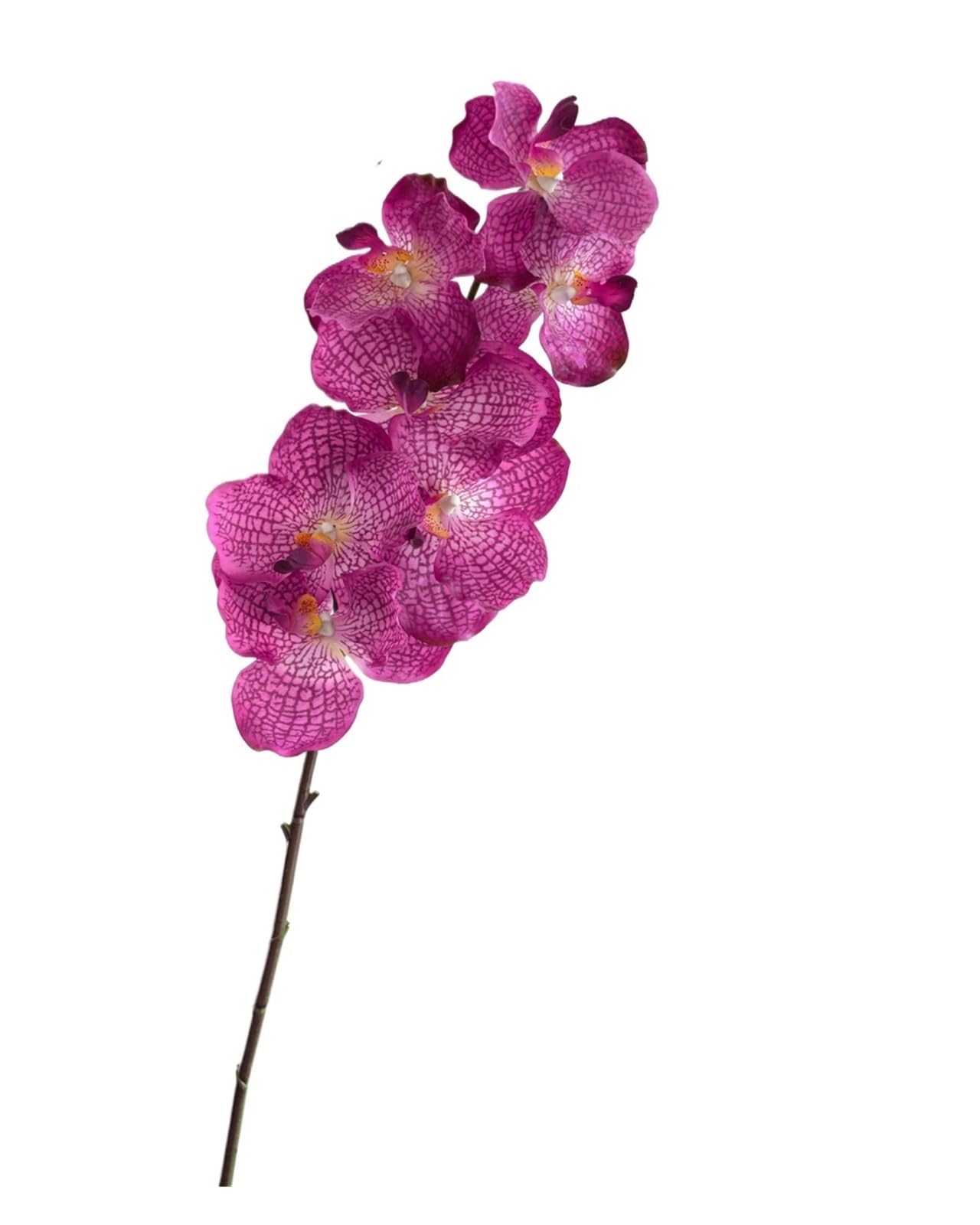 Casetlong 1pc Artificial Flowers Fake Folral Arrangement Decorative Flower(Pink Vanda)