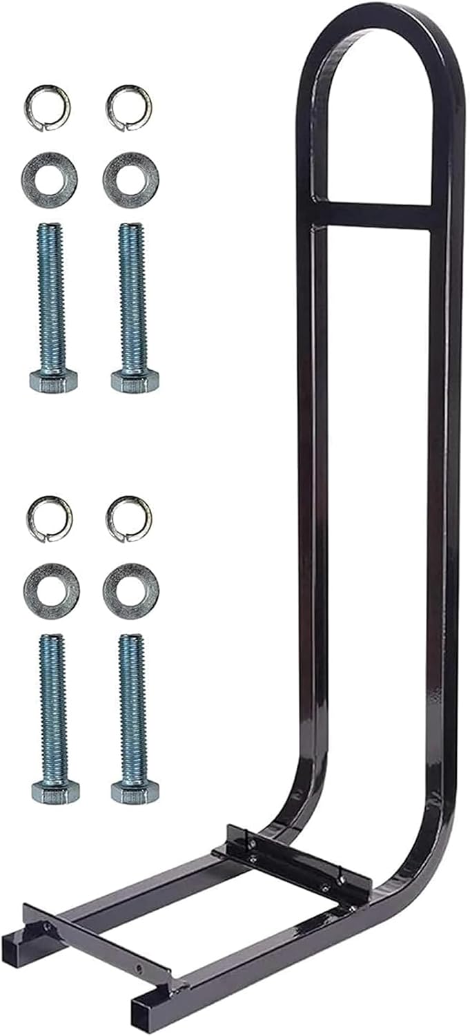 Huskey Golf Cart Rear Seat Safety Grab Bar U-Shaped Hand Rail for Club CAR DS/Precedent Models, One Solid Piece with Mounting Hardware…