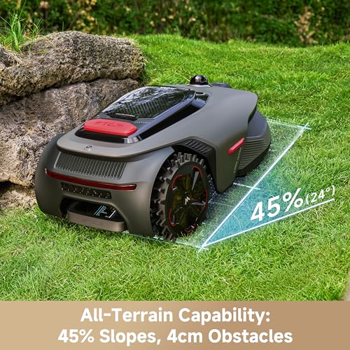 MOVA LiDAX Ultra 800 Robot Lawnmower without Boundary, Recommended 800 ㎡, AI-Assisted Auto Mapping, U-Shape Path Planning, Dual-Vision Obstacle Avoidance, Edge Cutting, Complex Terrain, App Control - Image 6
