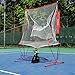 Furlihong 680NT 2 in 1 Tennis Ball & Baseball Training Machine and Net Combo, Ball Recycling System, Includes 680BH and NT01
