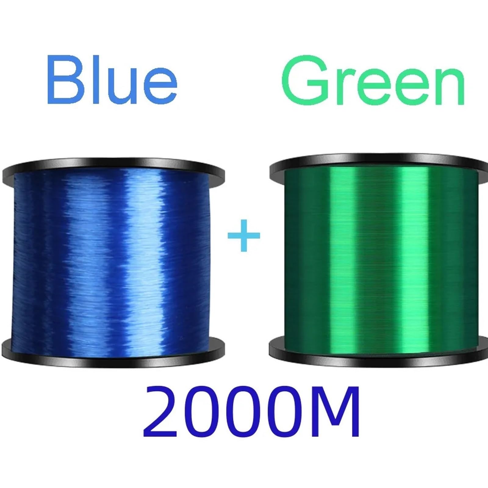 Hilo de Pescar Fishing Line 1000M Monofilament Nylon Fishing Line 2pcs Super Strong Nylon Line Invisible Main Line Saltwater Fishing Accessories Fish Line