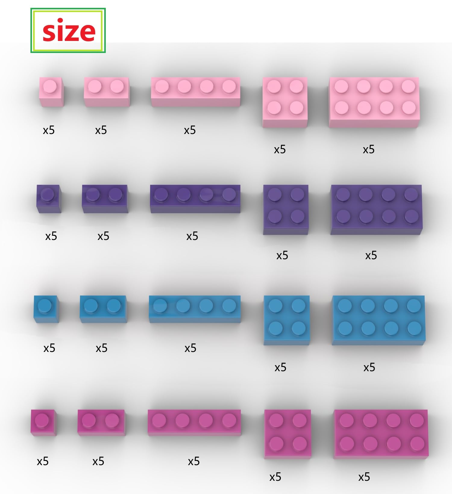 100 Pieces Building Bricks, Bulk Small Bricks for Building, Compatible with Lego Parts and Pieces, Creative Building Block Friends Toys for Girls Ages 6 7 8 9 10 Year Old
