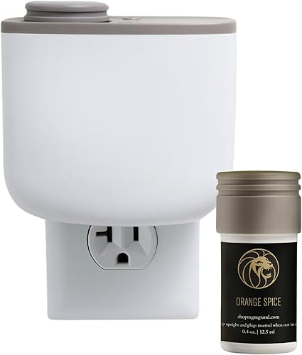 Juego de mini difusor de habitación, enchufe de pared, aroma de hotel de lujo, ambientador sin agua, naranja, clavo, ron, nuez moscada, aroma