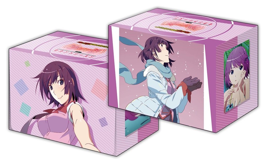 Boîte de rangement Bushiroad Deck Holder Hitagi Senjougahara rigide anti-choc