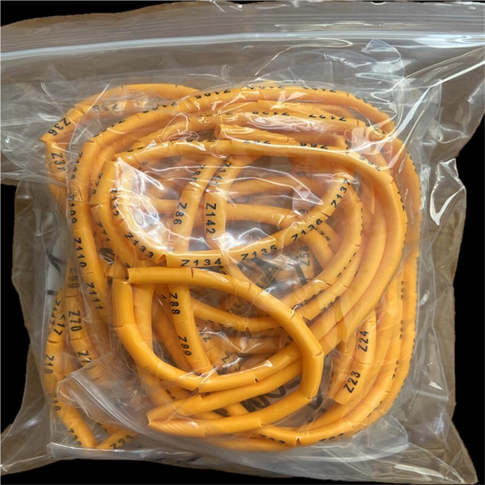 1000 Uds. Números de Tubos termorretráctiles 0-9, Marcador de Cable de PVC for identificación de identificación(4.0mm2)