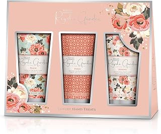 Baylis & Harding Royale Garden Peach, Peony & Jasmine Luxury Hand Treats Gift Set - Vegan Friendly