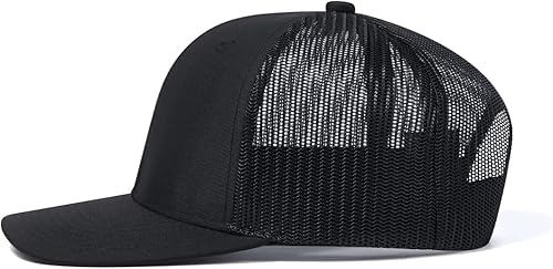 Miniatura 5 de Gorra de camionero de malla 112 personalizada con bordado de nuez y ardilla, unisex, para adultos, de algodón, frente y trasera, para hombre