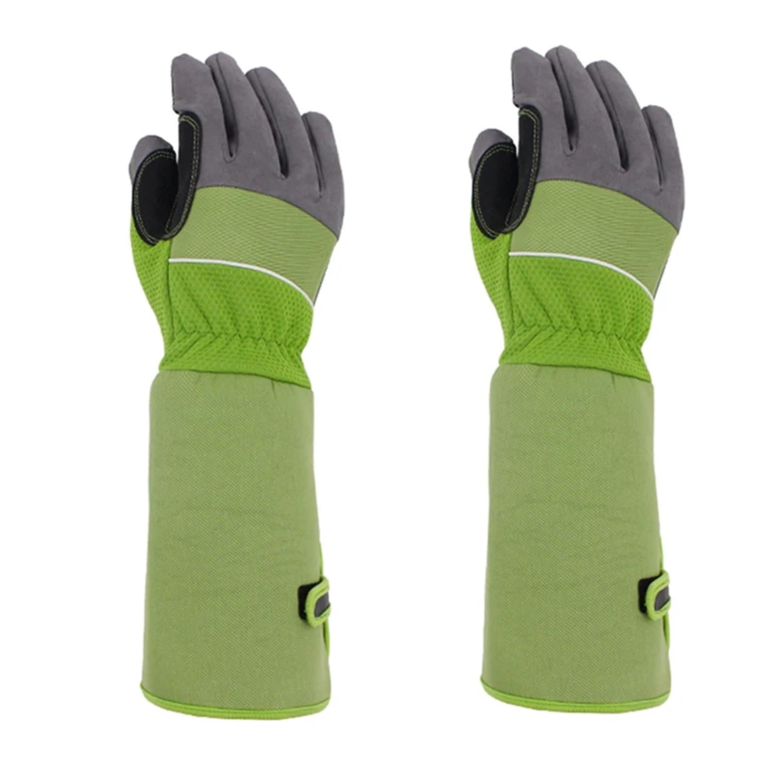 Gartenhandschuhe 1 Paar Lange Garten-Rosen-Beschneidungsstulpen-Handschuhe, dornensicher, langärmelig, for Arbeit, Hof, Schweißen, wasserdichte Gartenhandschuhe FüR Gartenwerkzeuge(Green)
