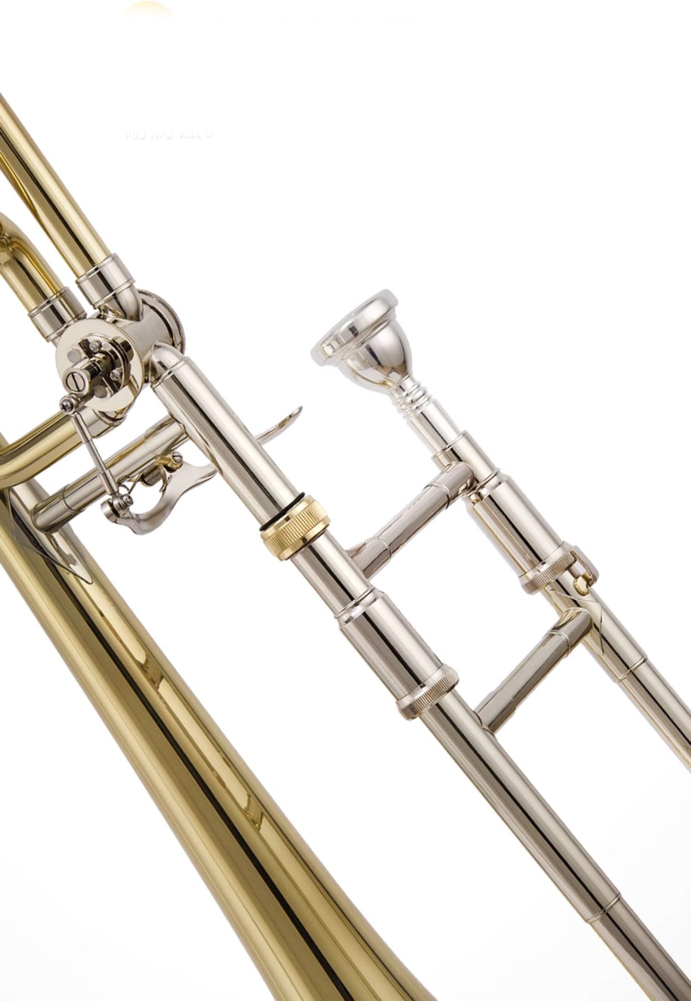 Tenor-Transponiertes Posauneninstrument Bb Bis F Professionelles Kupfernickelrohr Profiposaune
