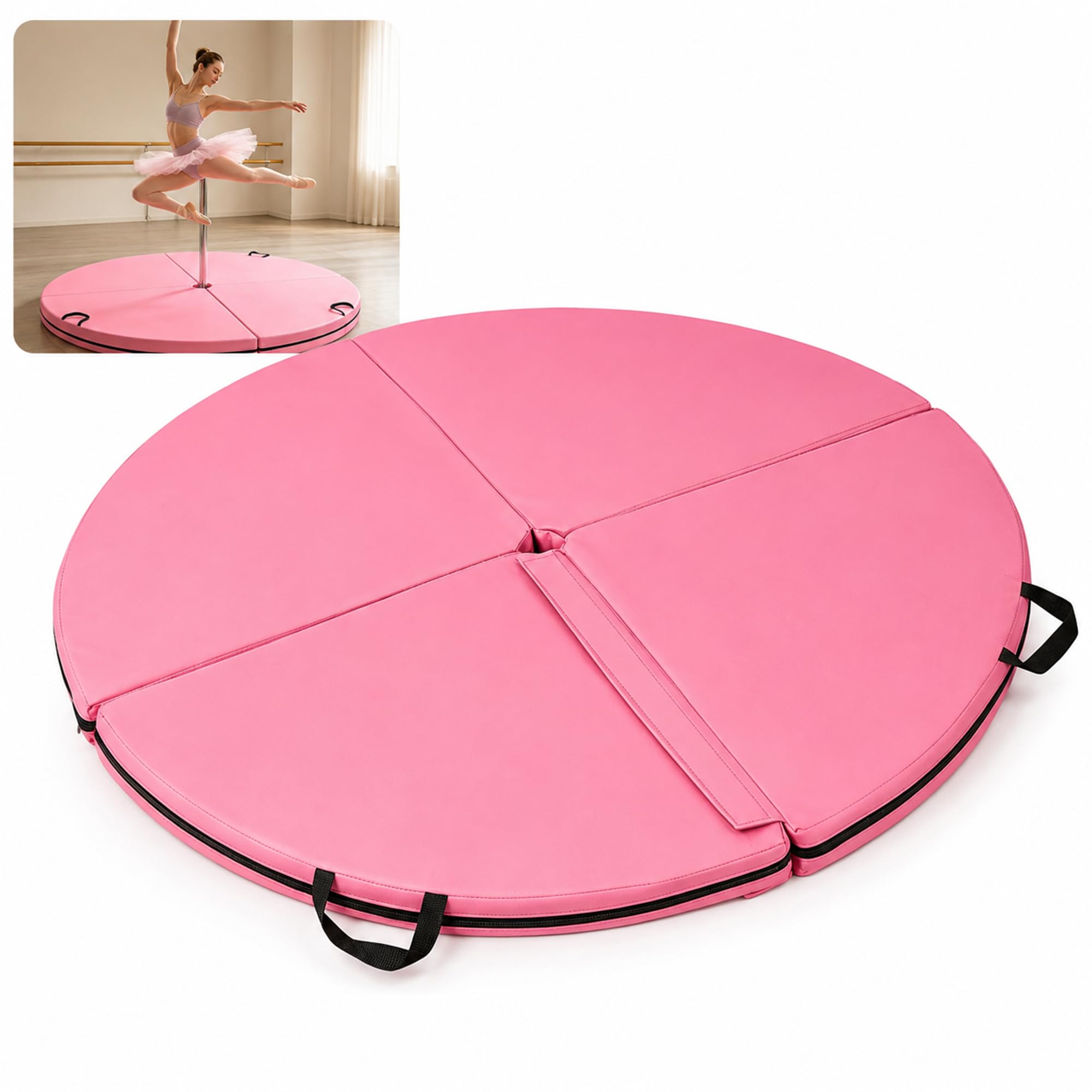 Colchoneta Pole Dance Plegable, Esterilla Seguridad