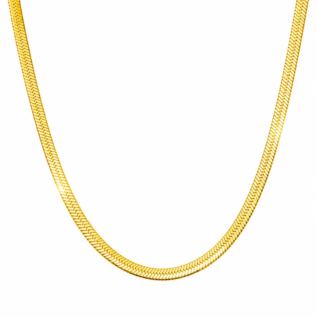 the stylish cart Premium Snake Chain for Men | Anti Tarnish, Waterproof & Hypoallergenic | 4mm Width | 22 Inches Long Chain-picture-23