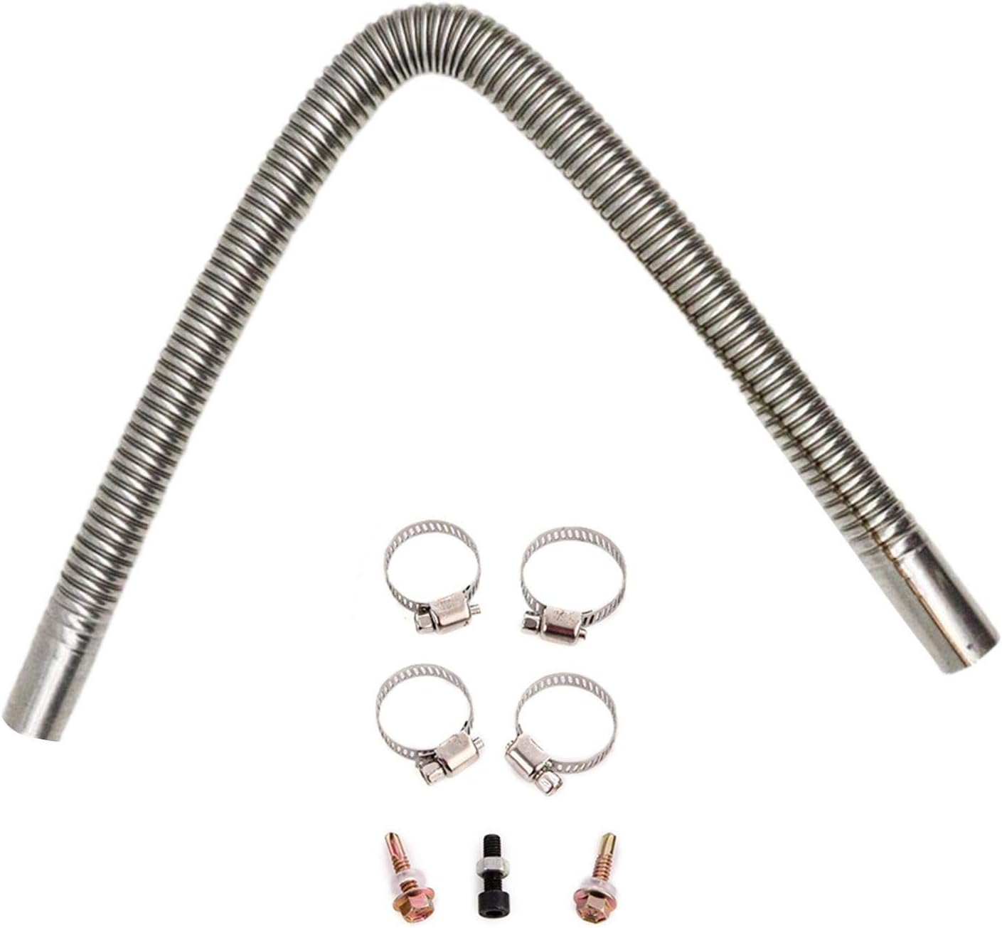 Universal Car Consumables Accessories Diesel Parking Heater 24mm Exhaust Silencer Muffler + 25mm Air Filter + 2Pipe for Air Diesel Heater for Webasto Eberspache