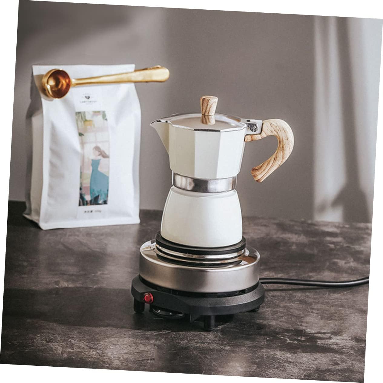 STOBAZA Handheld Drip Coffee Maker Pot Portable European Coffee Pot for Camping Maker