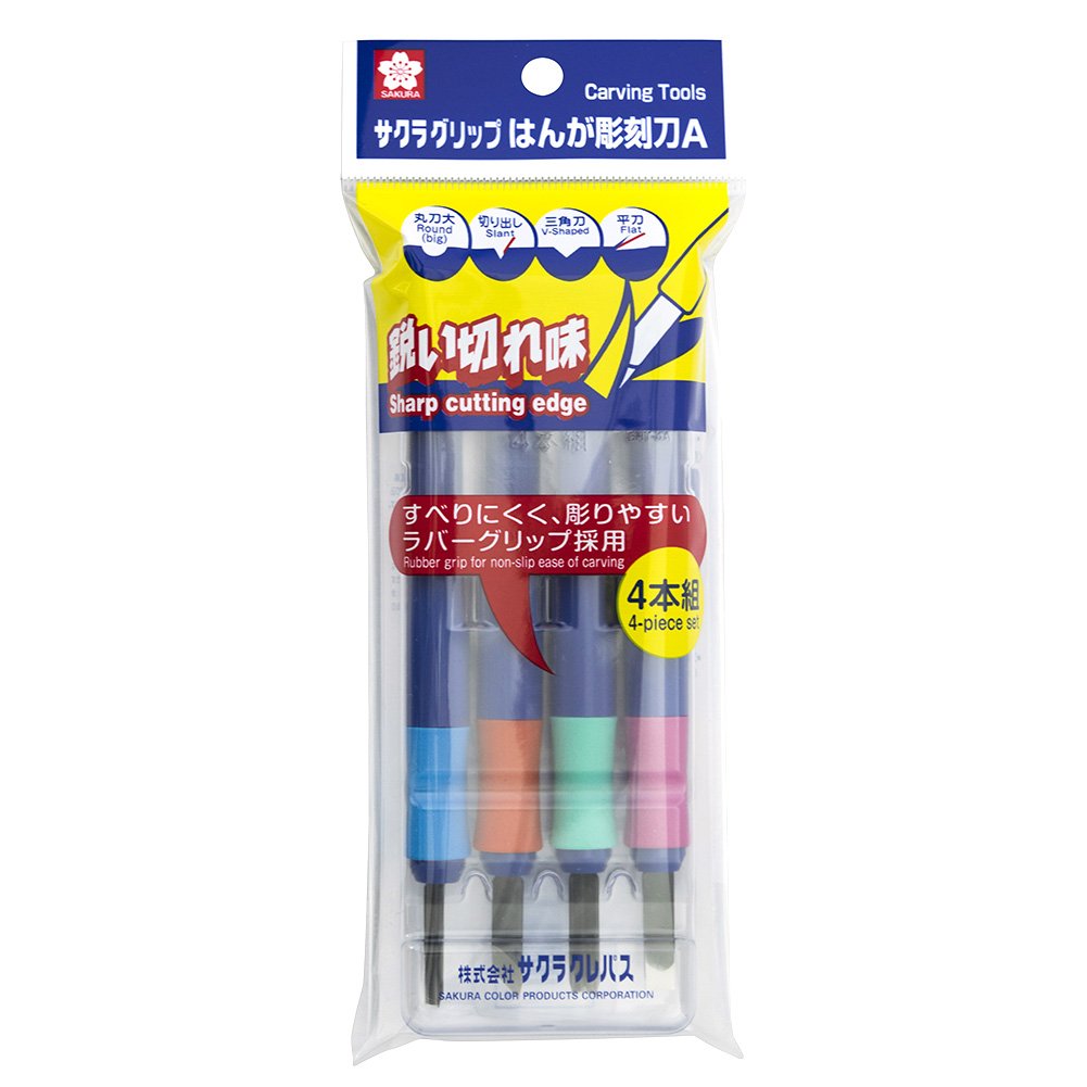 A4 pcs chisel is Sakura Color grip han (japan import)