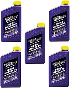 Royal Purple 11487 Break-In Engine Oil 10W-30 for Performance Engines w/Flat Tappet Camshafts and Lifters - 1 qt Case of 5