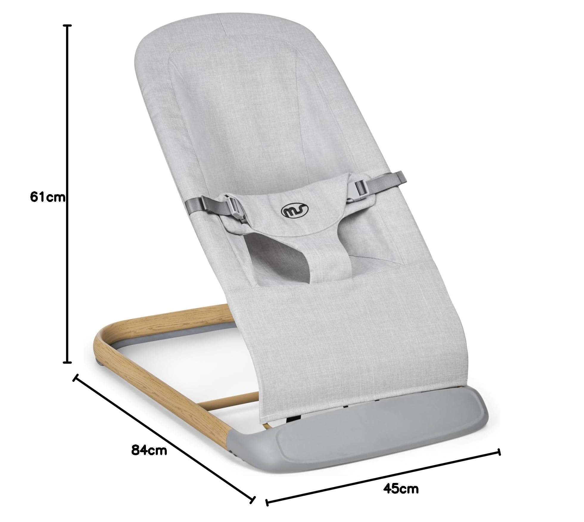MS BabyWorld – Swing – Hamaca Ergonómica para Recién Nacidos | Desde Nacimiento hasta 9 kg | Vaivén Natural | Plegable y Portátil 2 en 1