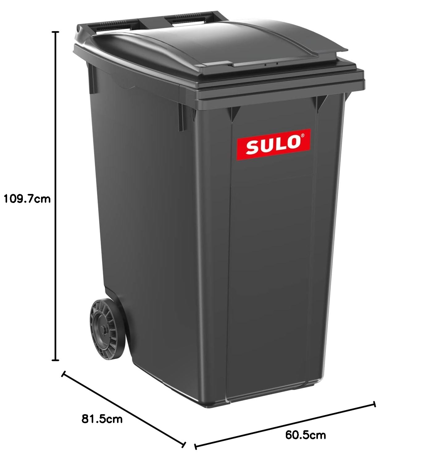 Sulo CITYBAC CLASSIC Mülltonne 360L Grau RAL7021