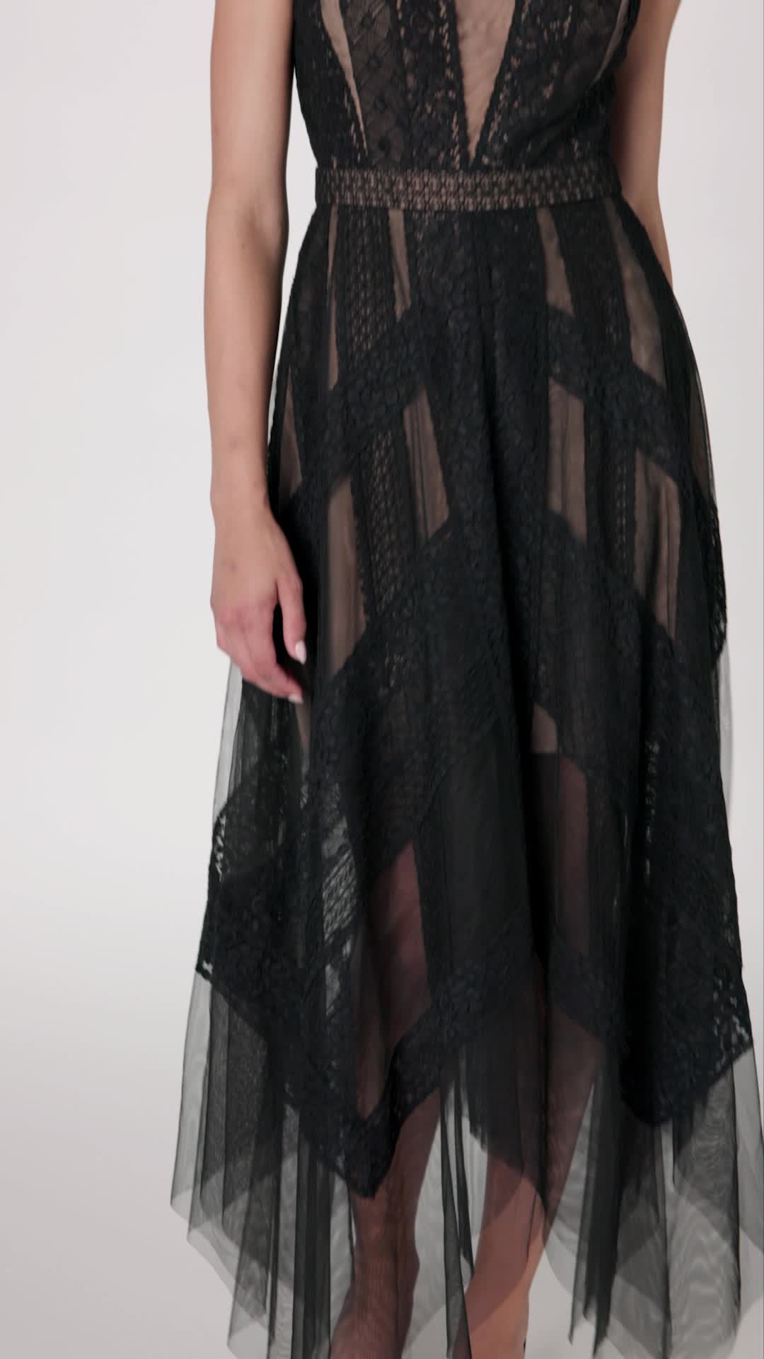 white christmas dresses BCBGMAXAZRIA Black Karella Sequined Cocktail Dress – Runway Catalog main image 0