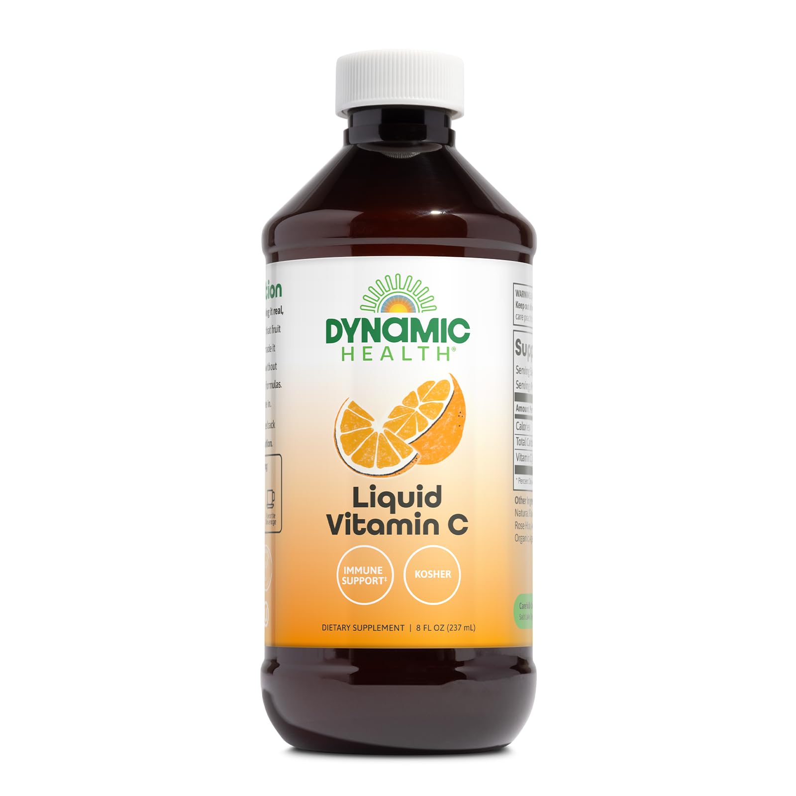 Dynamic Health Liquid Vitamin C Natural Citrus | 1000 Mg | 8 Ounce