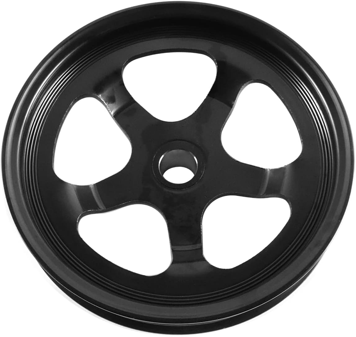 MGWILL Steel Power Steering Pump Pulley for 1998-2002 LS1 Camaro Firebird Replaces 12559885