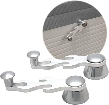 AutoLoc Power Accessories 14218 Billet Flame Door and Window Crank, 1 Pair