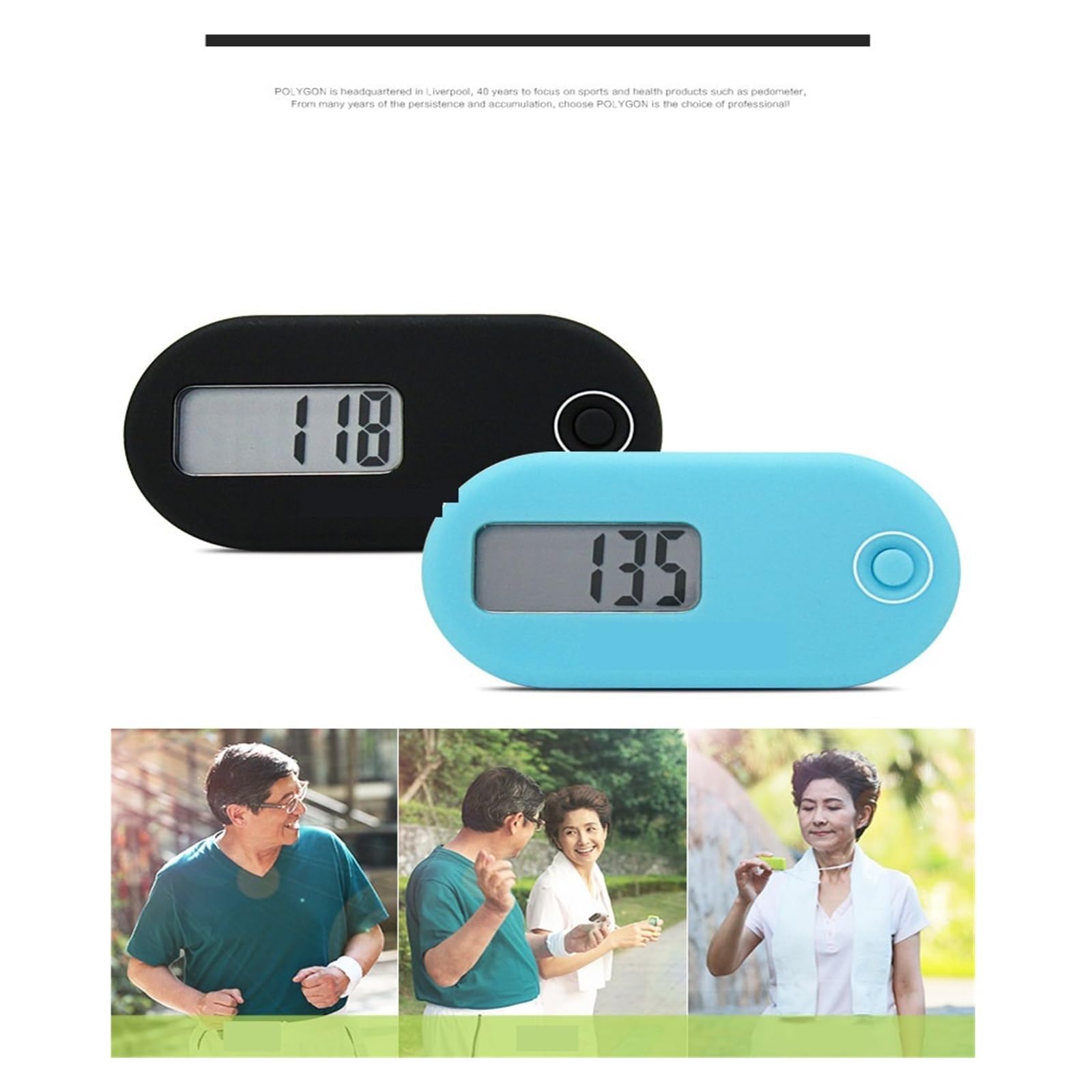 Dla mężczyzn/kobiet fitness Jednofunkcyjny Elektroniczny Krokomierz 3D Dla Dzieci I Osób Starszych Chodzący Licznik Kroków Z Licznikiem Dziesięciu Tysięcy Kroków