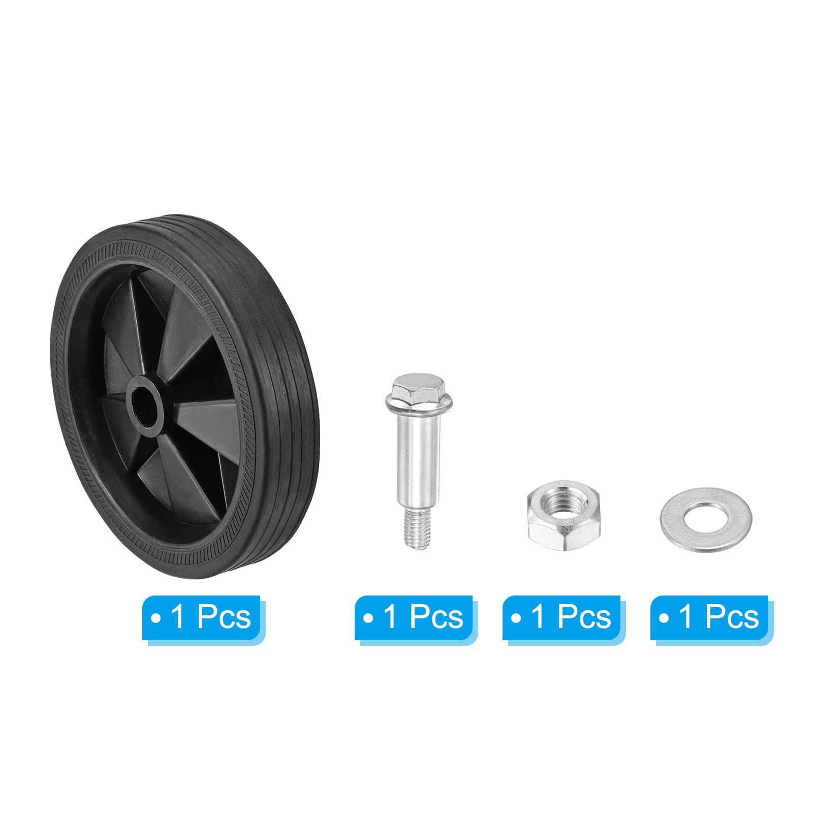 PATIKIL 5.8" Air Compressor Wheels - Image 3