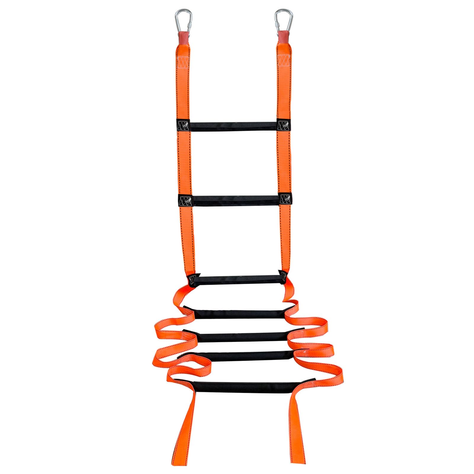 Escalera de cuerda, escalera de escape de incendios de 10 pies, escalera de emergencia de despliegue rápido para hogares de 2 a 3 pisos, ventanas y balcón