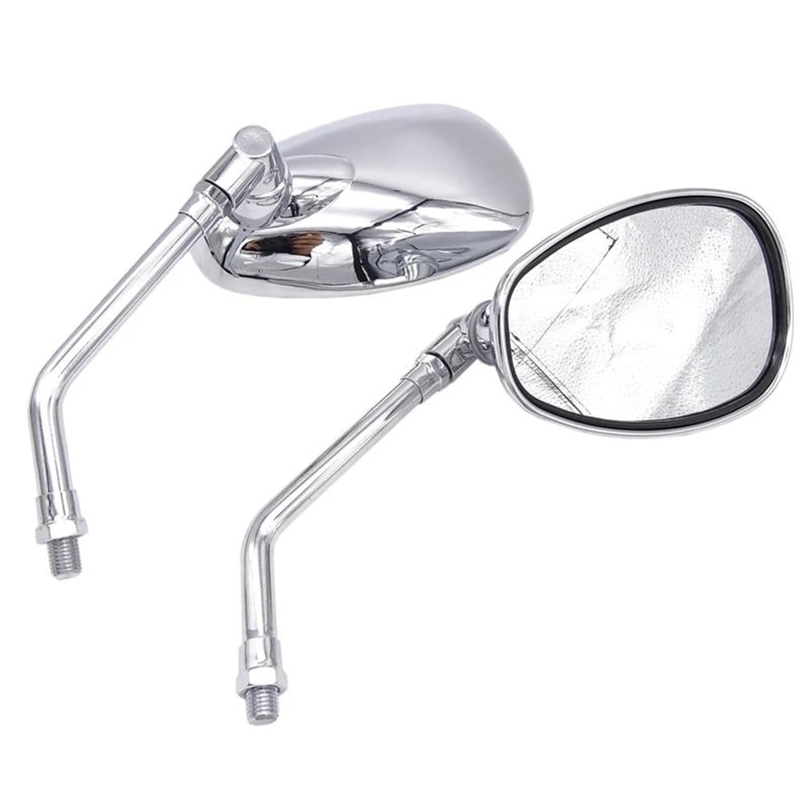 Espejos retrovisores para Suzuki Intruder con cristal ampliado que reduce puntos ciegos