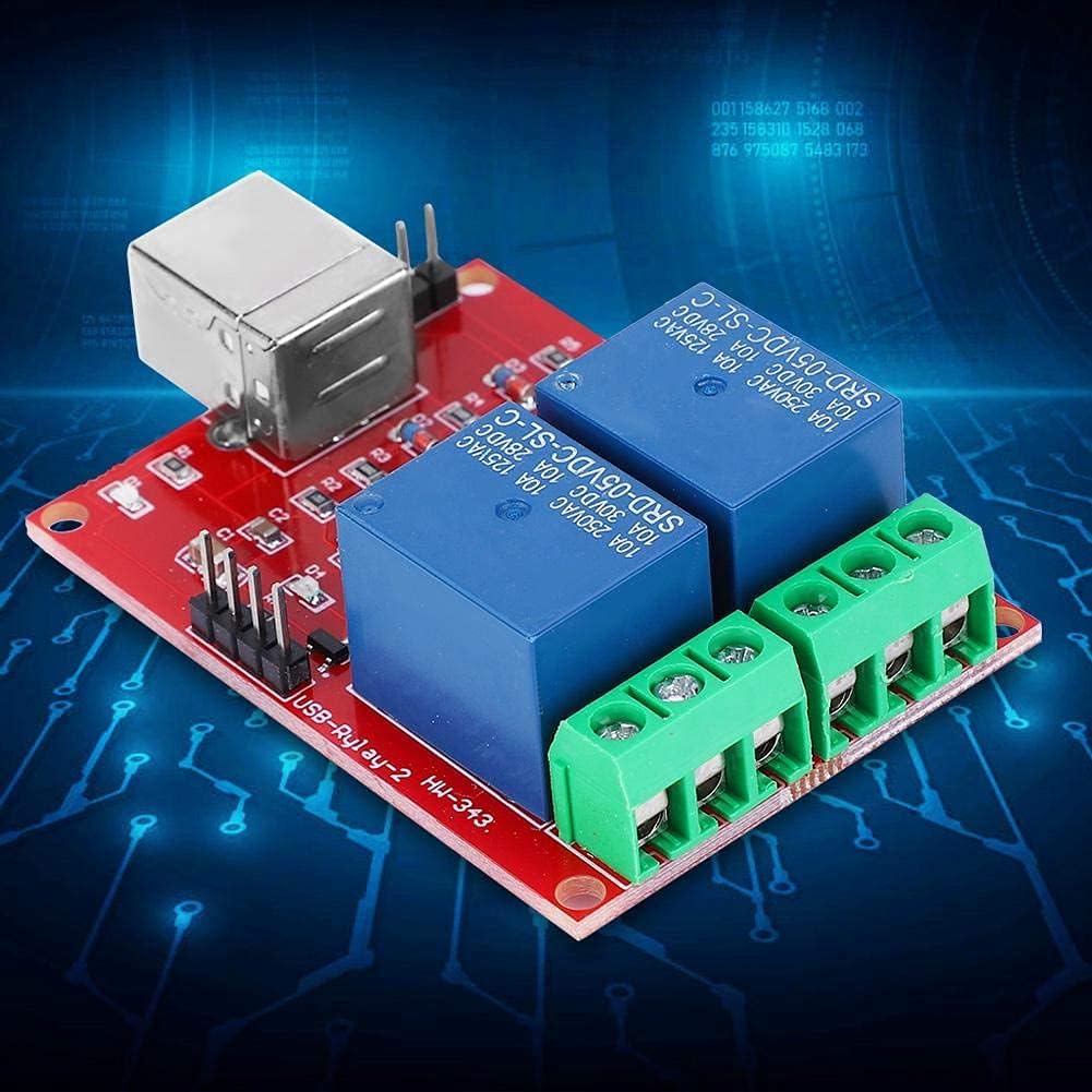 Módulo de Relé Interruptor de Control USB de 2 Canales 5V Inteligente para PC (5V Control Switch)