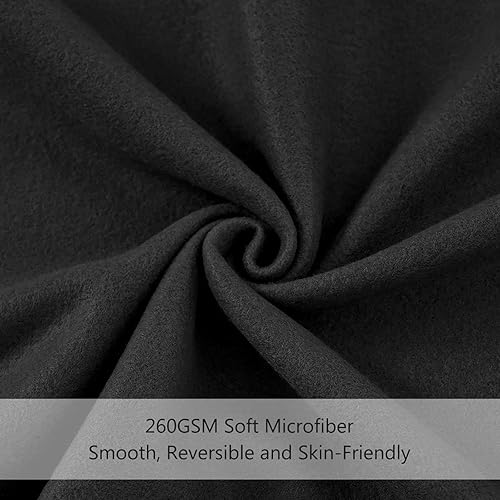 Miniatura 6 de JML Manta de forro polar suave (50 x 60 pulgadas), suave y acogedora manta de cama de felpa cálida de gran tamaño para todas las estaciones,