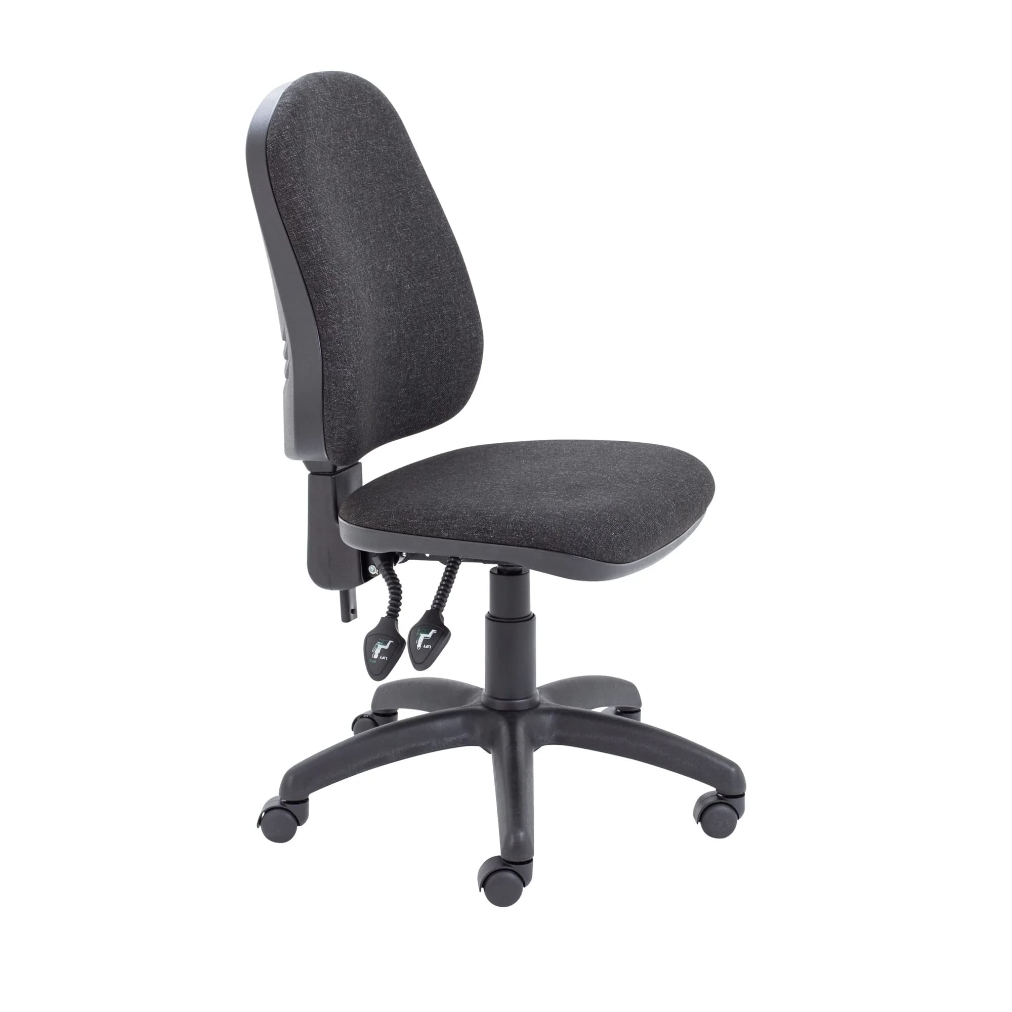 Fauteuil à dossier haut ergonomique Calypso II gris anthracite
