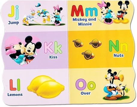Disney Books for Toddlers - 7 Disney Board Books with Mickey & Minnie Mouse, Donald Duck, and More | My First Stories Library Bundle for Kids