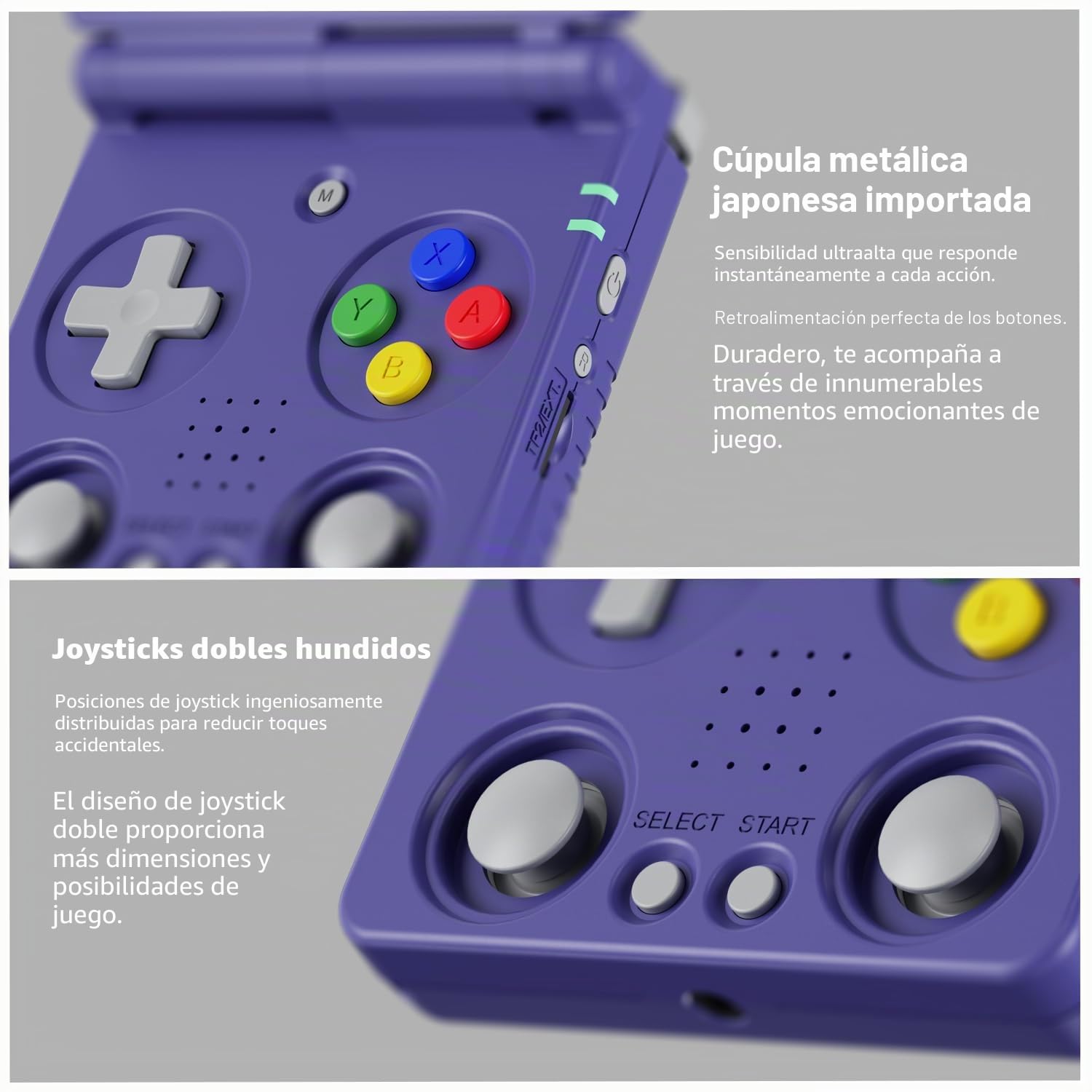 RG34XXSP - Consola de juegos plegable retro de mano, pantalla IPS de 3.4 pulgadas, sistema Linux hundido, doble joystick integrado, tarjeta TF de 64 G, emulador de mano, compatible con salida de TV